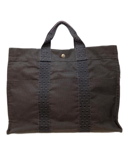 HERMES（エルメス）HERMES (エルメス) エールラインMMトートバッグ グレー サイズ:実寸参照の古着・服飾アイテム