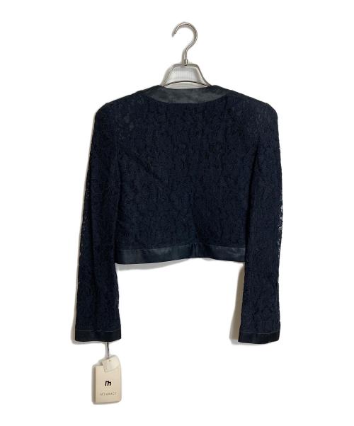 M'S GRACY（エムズグレイシー）M'S GRACY (エムズグレイシー) ジャケット付 セレモニーワンピース　タグ付き　肩パッド付き ブラック サイズ:9ARの古着・服飾アイテム