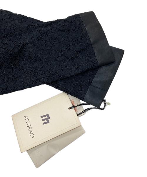 M'S GRACY（エムズグレイシー）M'S GRACY (エムズグレイシー) ジャケット付 セレモニーワンピース　タグ付き　肩パッド付き ブラック サイズ:9ARの古着・服飾アイテム