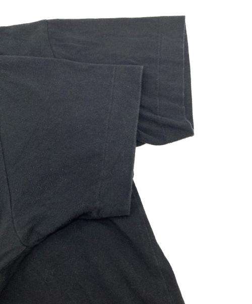 PLAY COMME des GARCONS（プレイコムデギャルソン）PLAY COMME des GARCONS (プレイコムデギャルソン) ロゴTシャツ　コットンTシャツ ブラック サイズ:Lの古着・服飾アイテム