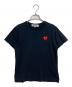 PLAY COMME des GARCONS（プレイコムデギャルソン）の古着「ロゴTシャツ　コットンTシャツ」｜ブラック