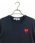 PLAY COMME des GARCONS (プレイコムデギャルソン) ロゴTシャツ　コットンTシャツ ブラック サイズ:L：5000円
