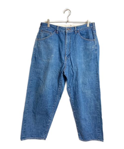 bukht（ブフト）bukht (ブフト) デニムパンツ　5ポケット　日本製 ブルー サイズ:2の古着・服飾アイテム