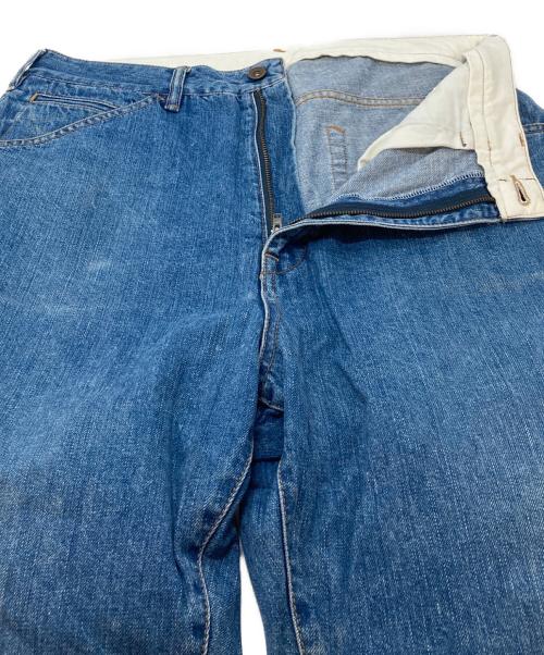 bukht（ブフト）bukht (ブフト) デニムパンツ　5ポケット　日本製 ブルー サイズ:2の古着・服飾アイテム