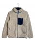 Patagonia（パタゴニア）の古着「リバーシブル・レディ・フレディ・フーディ　中綿ジャケット　ボアジャケット」｜アイボリー×ネイビー