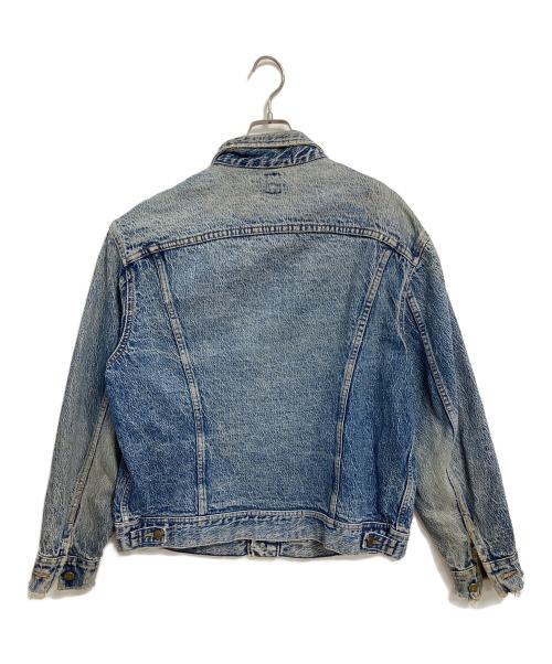 LEE（リー）LEE (リー) 【古着】デニムジャケット　220J USA製　アメリカ製　80s〜90s 80年代から90年代 ケミカルウォッシュデニムジャケット　 インディゴ サイズ:実寸参照の古着・服飾アイテム