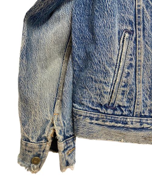 LEE（リー）LEE (リー) 【古着】デニムジャケット　220J USA製　アメリカ製　80s〜90s 80年代から90年代 ケミカルウォッシュデニムジャケット　 インディゴ サイズ:実寸参照の古着・服飾アイテム
