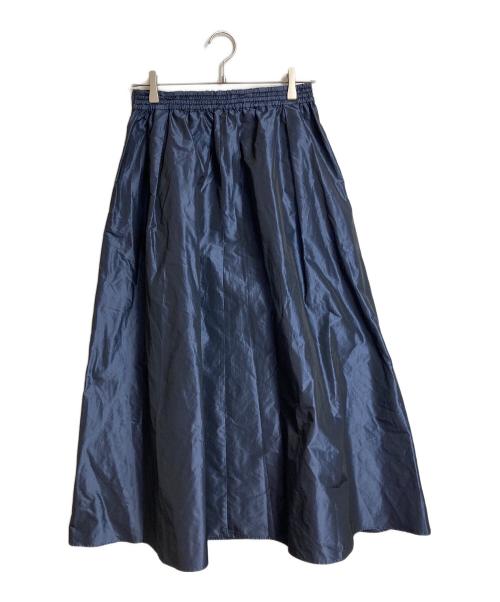 1er Arrondissement（プルミエ アロンディスモン）1er Arrondissement (プルミエ アロンディスモン) タフタスカート サテンスカート ネイビー サイズ:38の古着・服飾アイテム
