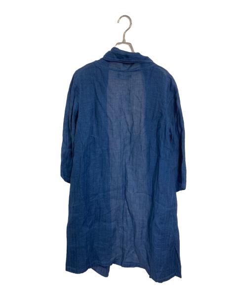 Gungendo Laboratory（グンゲンドウラボラトリー）Gungendo Laboratory (グンゲンドウラボラトリー) リネンカーディガン ネイビー サイズ:不明の古着・服飾アイテム