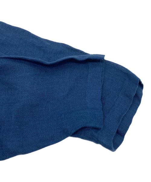 Gungendo Laboratory（グンゲンドウラボラトリー）Gungendo Laboratory (グンゲンドウラボラトリー) リネンカーディガン ネイビー サイズ:不明の古着・服飾アイテム