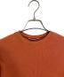AURALEE (オーラリー) LUSTER RIB TEE  ラスターリブティー  日本製 オレンジ サイズ:1：4000円