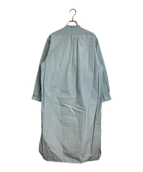 Charvet（シャルベ）Charvet (シャルベ) シャツワンピース　ゆったり ブルー サイズ:16の古着・服飾アイテム