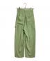 6(ROKU) BEAUTY&YOUTH (ロク ビューティーアンドユース) SUKE PAINTER PANTS タグ付き グリーン サイズ:34：5000円
