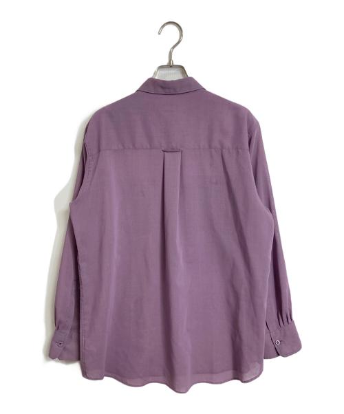 H BEAUTY&YOUTH（エイチ ビューティー&ユース）H BEAUTY&YOUTH (エイチ ビューティー&ユース) 2POCKET SHIRT　胸ポケット　日本製 パープル サイズ:Sの古着・服飾アイテム
