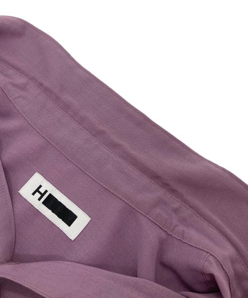 H BEAUTY&YOUTH（エイチ ビューティー&ユース）H BEAUTY&YOUTH (エイチ ビューティー&ユース) 2POCKET SHIRT　胸ポケット　日本製 パープル サイズ:Sの古着・服飾アイテム