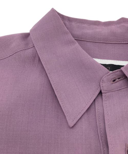 H BEAUTY&YOUTH（エイチ ビューティー&ユース）H BEAUTY&YOUTH (エイチ ビューティー&ユース) 2POCKET SHIRT　胸ポケット　日本製 パープル サイズ:Sの古着・服飾アイテム