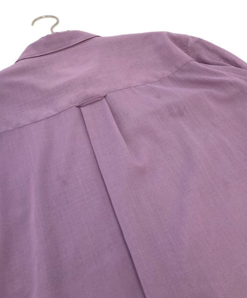 H BEAUTY&YOUTH（エイチ ビューティー&ユース）H BEAUTY&YOUTH (エイチ ビューティー&ユース) 2POCKET SHIRT　胸ポケット　日本製 パープル サイズ:Sの古着・服飾アイテム