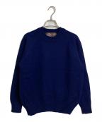 NETHY PRODUCTSネシープロダクツ）の古着「スコットランドニット　ラグランニット」｜ブルー