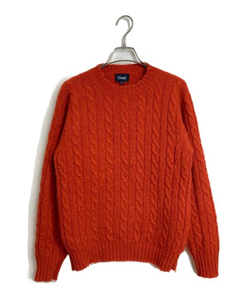 DRAKE'S（ドレイクス）DRAKE'S (ドレイクス) ローゲージニット オレンジ サイズ:XSの古着・服飾アイテム