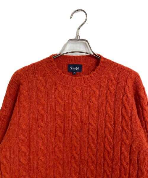 DRAKE'S（ドレイクス）DRAKE'S (ドレイクス) ローゲージニット オレンジ サイズ:XSの古着・服飾アイテム