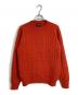 DRAKE'S（ドレイクス）の古着「ローゲージニット」｜オレンジ