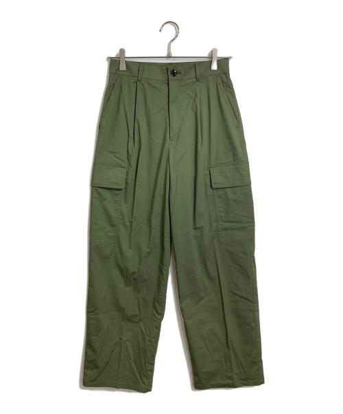 UNTITLED（アンタイトル）UNTITLED (アンタイトル) ストレートカーゴパンツ グリーン サイズ:1の古着・服飾アイテム