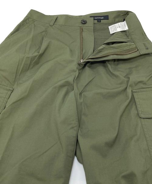 UNTITLED（アンタイトル）UNTITLED (アンタイトル) ストレートカーゴパンツ グリーン サイズ:1の古着・服飾アイテム