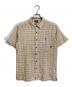 Patagonia（パタゴニア）の古着「A/C シャツ 52921SP11 楊柳クレープ 半袖 コットン チェックシャツ ボックスシャツ　2011年製」｜ベージュ