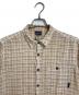 Patagonia (パタゴニア) A/C シャツ 52921SP11 楊柳クレープ 半袖 コットン チェックシャツ ボックスシャツ　2011年製 ベージュ サイズ:M：5000円