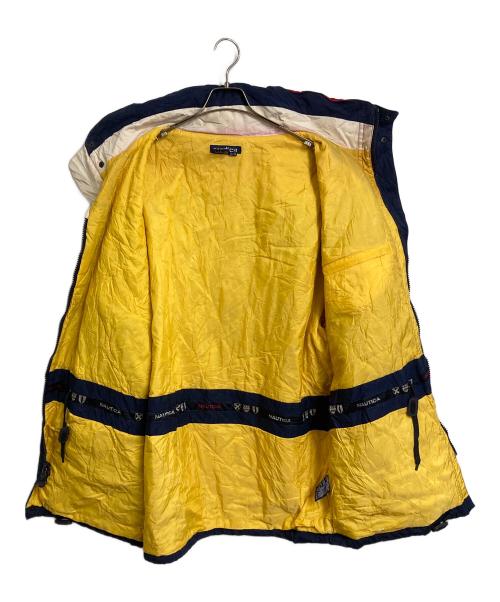 NAUTICA（ノーティカ）NAUTICA (ノーティカ) 【古着】ナイロンジャケット　アウター　ライトアウター　小文字タグ　オーバーサイズ ネイビー×レッド サイズ:XLの古着・服飾アイテム