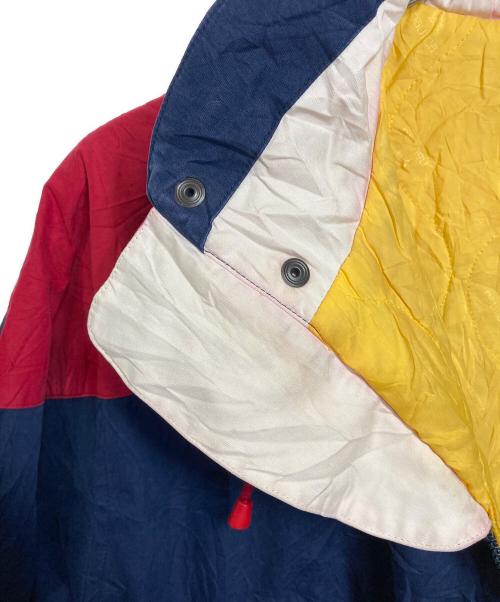 NAUTICA（ノーティカ）NAUTICA (ノーティカ) 【古着】ナイロンジャケット　アウター　ライトアウター　小文字タグ　オーバーサイズ ネイビー×レッド サイズ:XLの古着・服飾アイテム