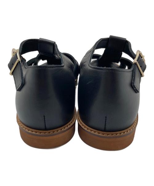 NAGATA SHOES（ナガタ シューズ）NAGATA SHOES (ナガタ シューズ) グルカサンダル　ローヒールサンダル　日本製 ブラック サイズ:23の古着・服飾アイテム