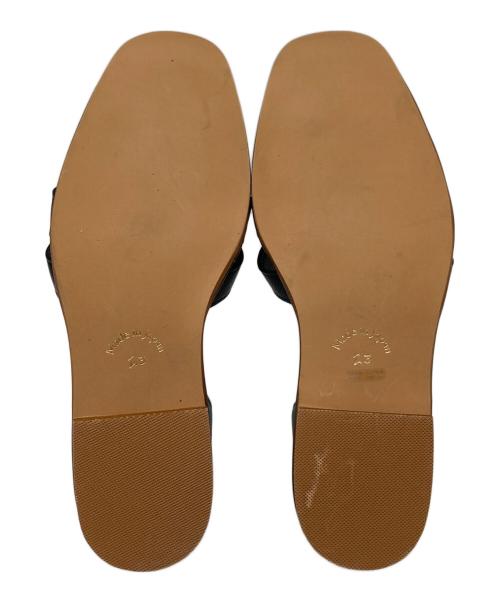 NAGATA SHOES（ナガタ シューズ）NAGATA SHOES (ナガタ シューズ) グルカサンダル　ローヒールサンダル　日本製 ブラック サイズ:23の古着・服飾アイテム