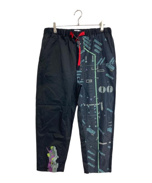 graniph（グラニフ）graniph (グラニフ) 新世紀エヴァンゲリオン (シンセイキエヴァンゲリオン) 発進！クライミングパンツ　新世紀エヴァンゲリヲン ブラック サイズ:XL 未使用品の古着・服飾アイテム