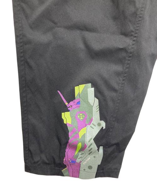 graniph（グラニフ）graniph (グラニフ) 新世紀エヴァンゲリオン (シンセイキエヴァンゲリオン) 発進！クライミングパンツ　新世紀エヴァンゲリヲン ブラック サイズ:XL 未使用品の古着・服飾アイテム