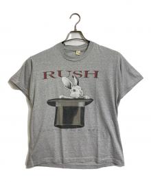 SCREEN STARS（スクリーンズスターズ）の古着「【古着】90’SバンドTシャツ ウサギ ハット　RUSH PRESTO TOUR 1990 シングルステッチ　霜降り　90年代　USA製」｜グレー