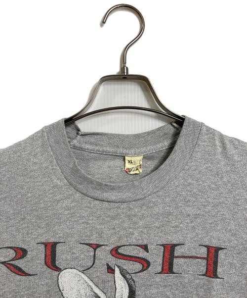 SCREEN STARS（スクリーンズスターズ）SCREEN STARS (スクリーンズスターズ) 【古着】90’SバンドTシャツ ウサギ ハット　RUSH PRESTO TOUR 1990 シングルステッチ　霜降り　90年代　USA製 グレー サイズ:XLの古着・服飾アイテム