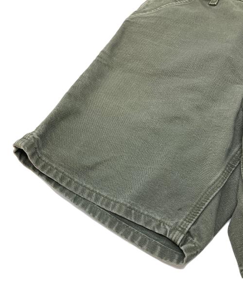 CarHartt（カーハート）CarHartt (カーハート) 【古着】ダック地ペインターハーフパンツ　5ポケット　オリジナルレングス モスグリーン MOS サイズ:32の古着・服飾アイテム