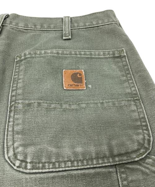 CarHartt（カーハート）CarHartt (カーハート) 【古着】ダック地ペインターハーフパンツ　5ポケット　オリジナルレングス モスグリーン MOS サイズ:32の古着・服飾アイテム