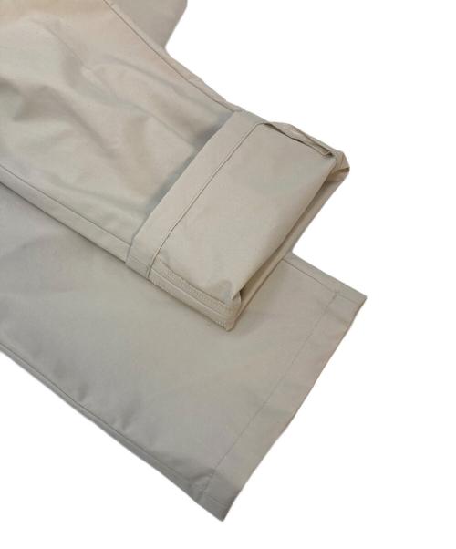 UNITED ARROWS（ユナイテッドアローズ）UNITED ARROWS (ユナイテッドアローズ) タイプライターハーフギャザーテーパード1プリーツパンツ アイボリー サイズ:S 未使用品の古着・服飾アイテム