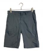 JIL SANDERジルサンダー）の古着「ナイロンハーフパンツ　ナイロンパンツ　イタリア製」｜グレー