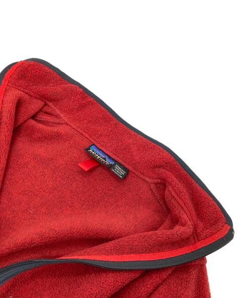 Patagonia（パタゴニア）Patagonia (パタゴニア) シンチラ ハーフジップフリースプルオーバー フリースジャケット　99年製 レッド サイズ:Sの古着・服飾アイテム