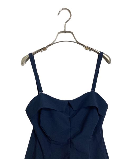 papier（パピエ）papier (パピエ) 25SS CITY SWIMMER  キャミコンビネゾン ネイビー サイズ:FREEの古着・服飾アイテム