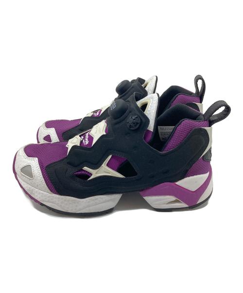 REEBOK（リーボック）REEBOK (リーボック) INSTAPUMP FURY 95  ポンプ　インスタポンプフューリー　ポンプフューリー　カジュアルスニーカー ブラック×パープル サイズ:US5 1/2の古着・服飾アイテム