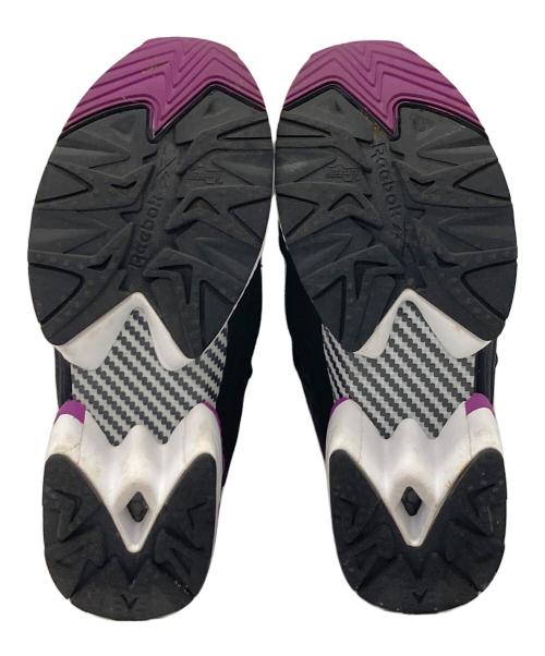 REEBOK（リーボック）REEBOK (リーボック) INSTAPUMP FURY 95  ポンプ　インスタポンプフューリー　ポンプフューリー　カジュアルスニーカー ブラック×パープル サイズ:US5 1/2の古着・服飾アイテム