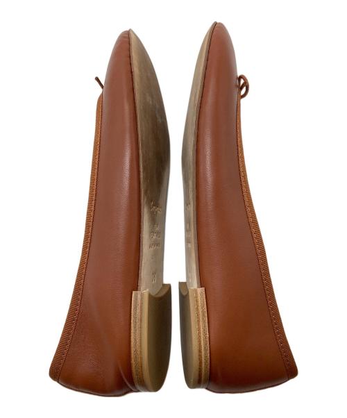 repetto（レペット）Repetto (レペット) レザー Cendrillon Ballerinas パンプス　フラットパンプス　フラットシューズ　バレエシューズ　フランス製 ブラウン サイズ:38の古着・服飾アイテム