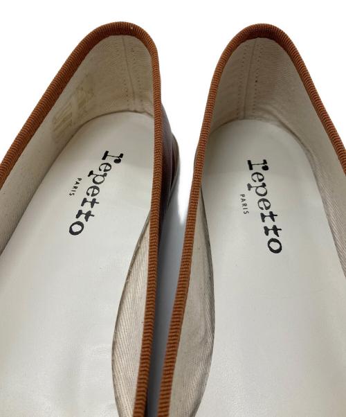 repetto（レペット）Repetto (レペット) レザー Cendrillon Ballerinas パンプス　フラットパンプス　フラットシューズ　バレエシューズ　フランス製 ブラウン サイズ:38の古着・服飾アイテム