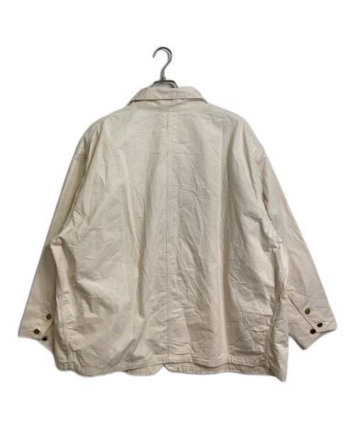 LEE（リー）LEE (リー) SUPERSIZED LOCO JACKET  コットンジャケット　ビッグシルエット アイボリー サイズ:Mの古着・服飾アイテム