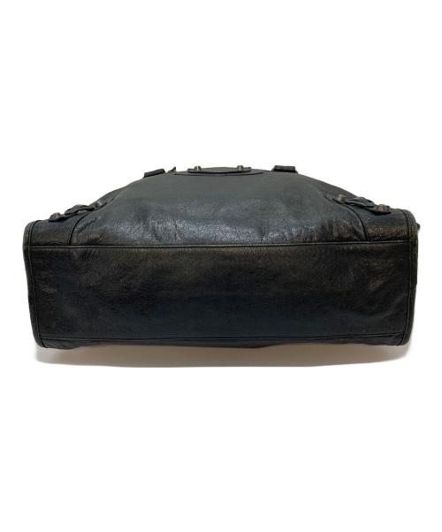 BALENCIAGA（バレンシアガ）BALENCIAGA (バレンシアガ) エディターズバッグ　ヴィンテージ加工バッグ　2WAYバッグ　イタリア製 ブラック サイズ:実寸参照の古着・服飾アイテム