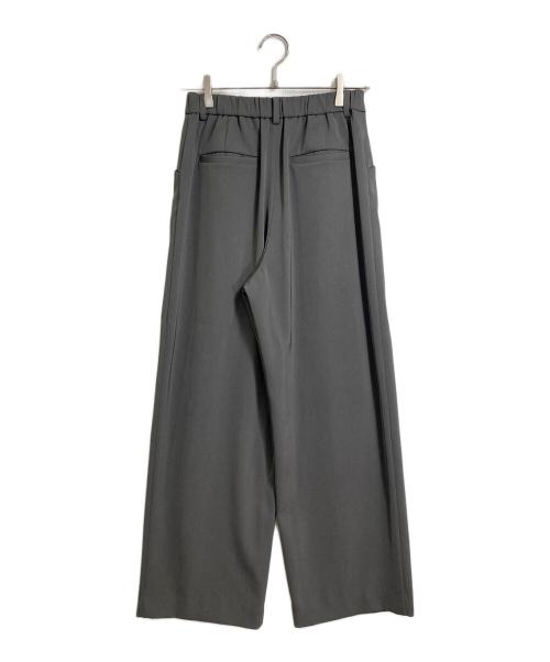 BEAUTY&YOUTH（ビューティーアンドユース）BEAUTY&YOUTH (ビューティーアンドユース) ツイル バックゴム ストレート パンツ グレー サイズ:Mの古着・服飾アイテム